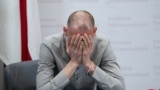 Сергей Тихановский на пресс-конференции после освобождения в Вильнюсе, 22 июня 2025 года